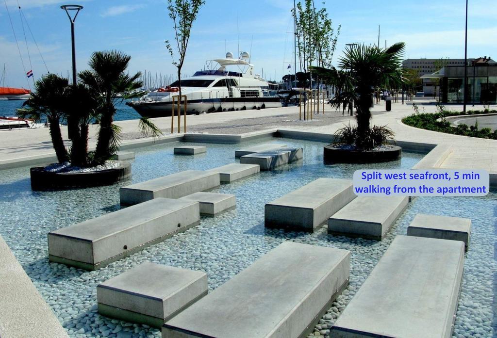 Chic Apartment In Center Split Ruang foto