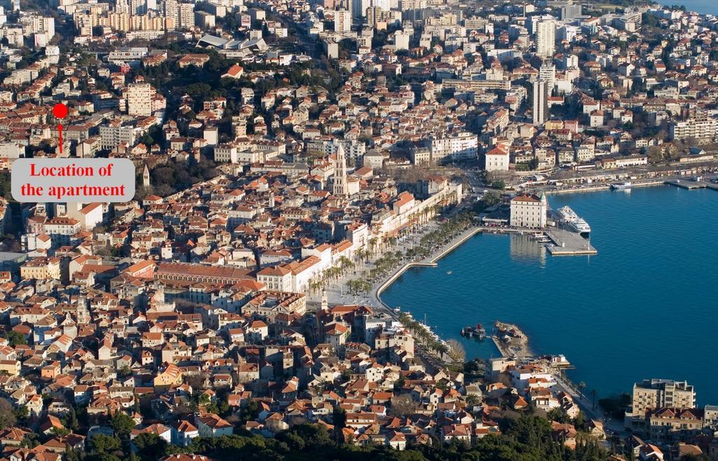 Chic Apartment In Center Split Ruang foto